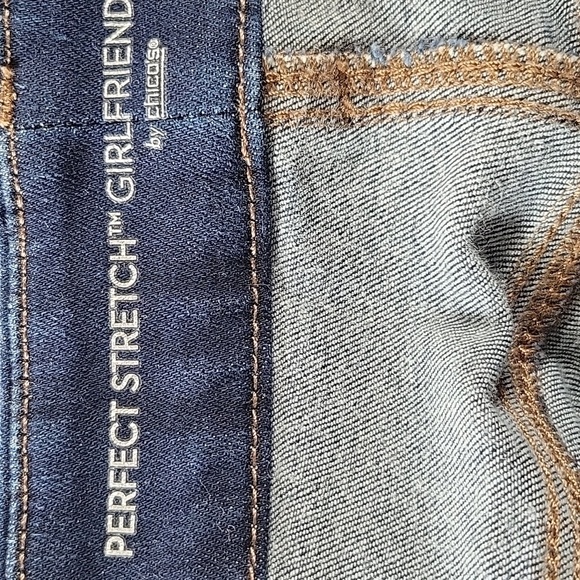 Chico's Perfect Stretch Girlfriend Slim Leg Ankle Jeans Size 16 - Picture 6 of 9